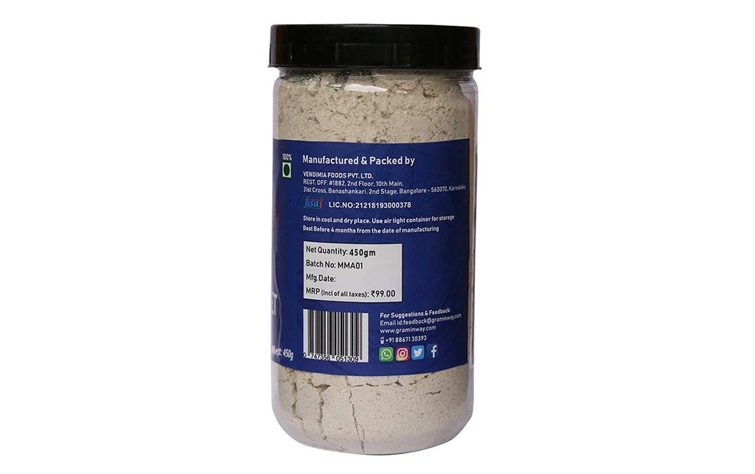 Graminway Multi Millet Atta    Plastic Jar  450 grams
